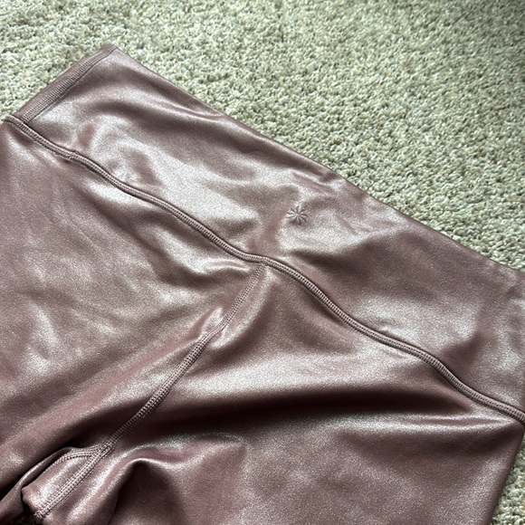 Athleta shine leggings size M never warn relishing!! - Picture 3 of 4